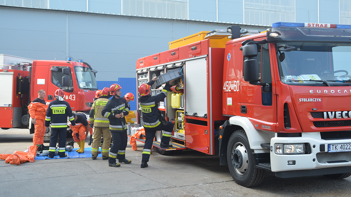 Ćwiczenia Straży Pożarnej