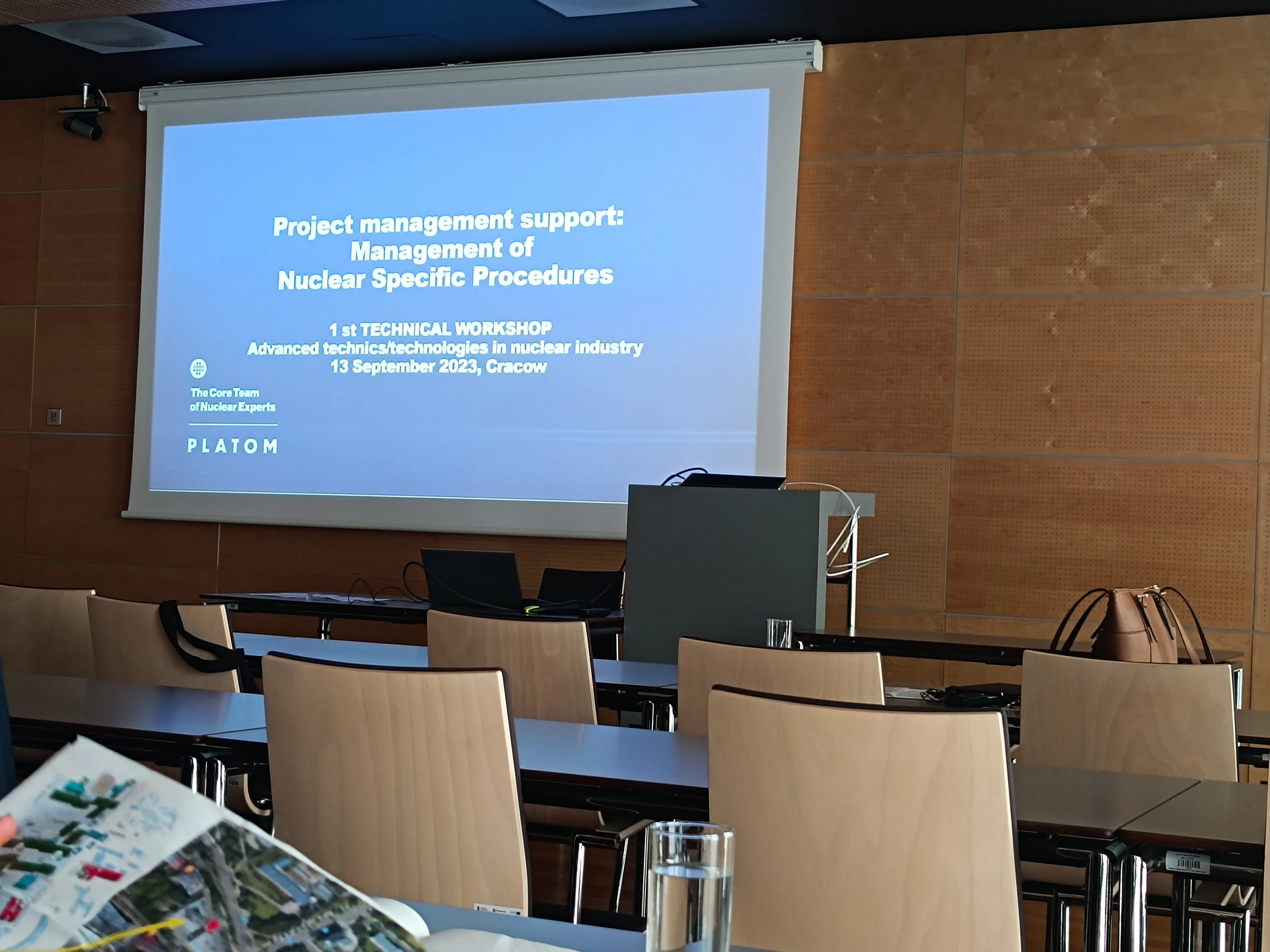 1st TECHNICAL WORKSHOP Advanced technics/technologies in nuclear industry 